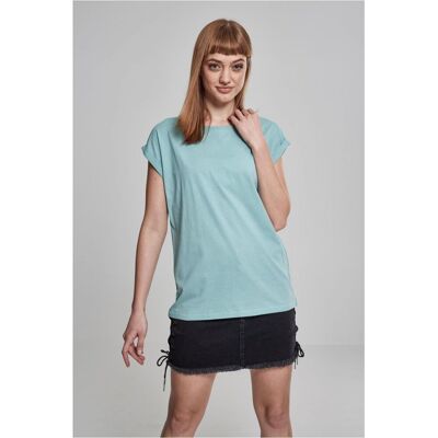 Urban Classics Women'S Blue T-Shirt With Extended Shoulder Svetlomodrá Xs Urban Classics Women'S Blue T-Shirt With Extended Shoulder Svetlomodrá Xs