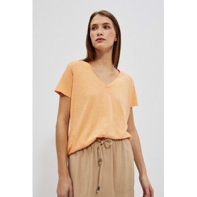 Marisse Dámske Tričko L-Ts-4049 Broskyňová Oranžová Xs Marisse Dámske Tričko L-Ts-4049 Broskyňová Oranžová Xs