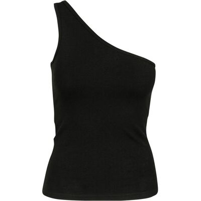 Urban Classics Women'S Asymmetrical Top Black Čierna L Urban Classics Women'S Asymmetrical Top Black Čierna L