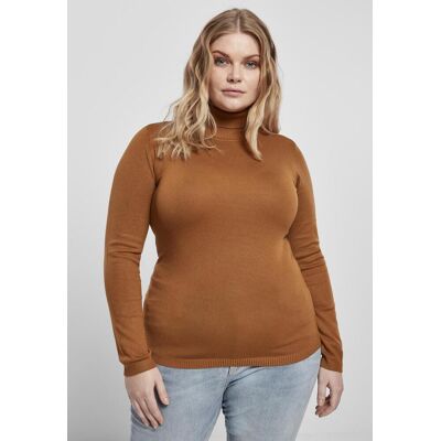 Urban Classics Women'S Basic Turtleneck Caramel Sweater Hnedá Xs Urban Classics Women'S Basic Turtleneck Caramel Sweater Hnedá Xs