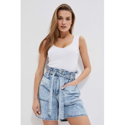 Dámske Kraťasy Moodo Denim Šedá Xs Dámske Kraťasy Moodo Denim Šedá Xs