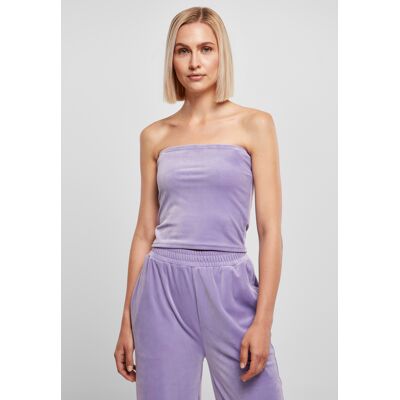 Urban Classics Ladies Short Velvet Tube Top Lavender Fialová 3xl Urban Classics Ladies Short Velvet Tube Top Lavender Fialová 3xl