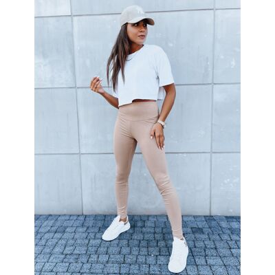 Dámske Legíny Dstreet Krémová Xl Dámske Legíny Dstreet Krémová Xl