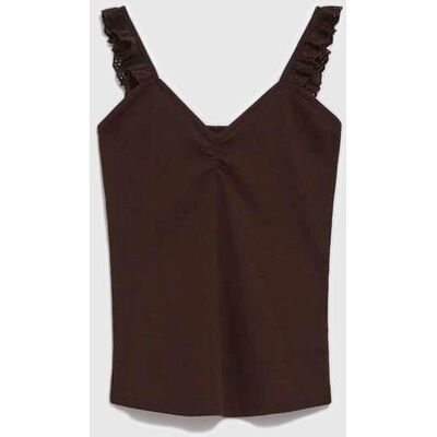 Marisse Dámsky Top L-Ts-4057 D.Dub Hnedá Xs Marisse Dámsky Top L-Ts-4057 D.Dub Hnedá Xs