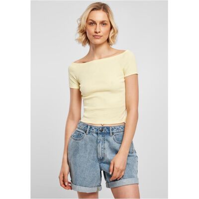 Urban Classics Women'S Loose Shoulder T-Shirt In Soft Yellow Color Krémová 5xl Urban Classics Women'S Loose Shoulder T-Shirt In Soft Yellow Color Krémová 5xl