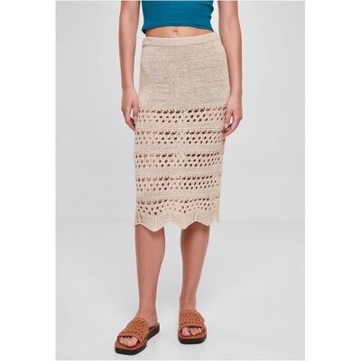 Urban Classics Women'S 3/4 Crochet Knitted Skirt Made Of Soft Grass Krémová 4xl Urban Classics Women'S 3/4 Crochet Knitted Skirt Made Of Soft Grass Krémová 4xl