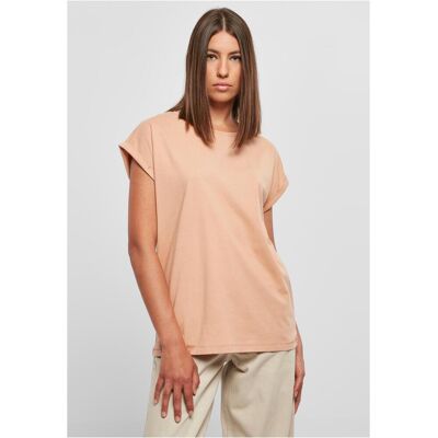 Urban Classics Women'S T-Shirt With Extended Shoulder Amber Color Krémová 4xl Urban Classics Women'S T-Shirt With Extended Shoulder Amber Color Krémová 4xl