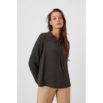 Marisse Dámska Košeľa Moodo Patterned Čierna Xs Marisse Dámska Košeľa Moodo Patterned Čierna Xs