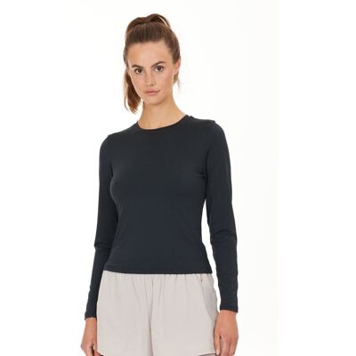 Women'S Sports T-Shirt Athlecia Almi W L/s Tee Čierna 42 Women'S Sports T-Shirt Athlecia Almi W L/s Tee Čierna 42