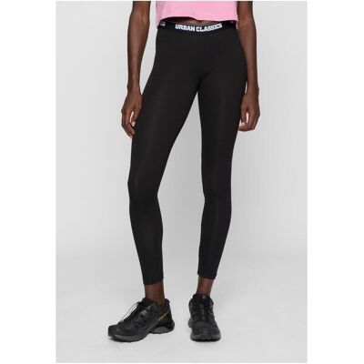 Dámské Legíny Urban Classics Ladies Logo Leggings Čierna 5xl Dámské Legíny Urban Classics Ladies Logo Leggings Čierna 5xl