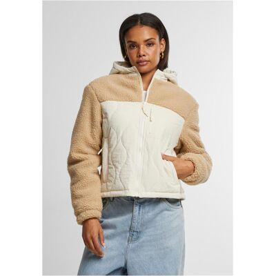 Urban Classics Women'S Jacket Sherpa Crinkle Nylon Mix Beige/cream Krémová 3xl Urban Classics Women'S Jacket Sherpa Crinkle Nylon Mix Beige/cream Krémová 3xl