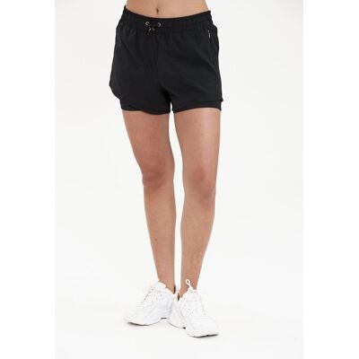 Women'S Shorts Athlecia Timmie 2v1 Čierna 38 Women'S Shorts Athlecia Timmie 2v1 Čierna 38
