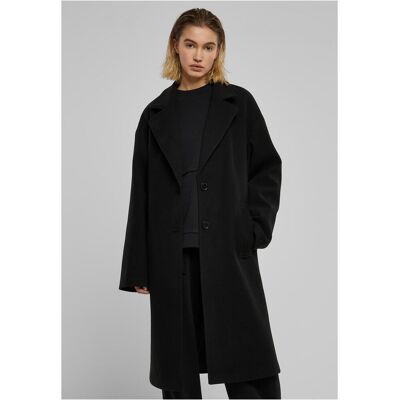Urban Classics Dámsky Oversized Dlhý Kabát Čierny Čierna S Urban Classics Dámsky Oversized Dlhý Kabát Čierny Čierna S