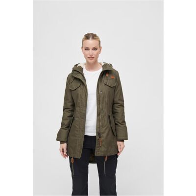 Brandit Women'S Marsh Lake Parka Olive Kaki L Brandit Women'S Marsh Lake Parka Olive Kaki L