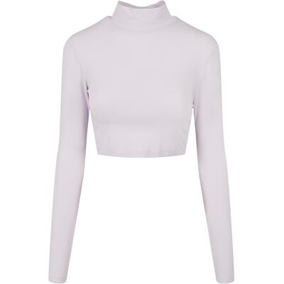 Urban Classics Women'S Organic Long Sleeve Turtleneck - Lilac Šedá 3xl Urban Classics Women'S Organic Long Sleeve Turtleneck - Lilac Šedá 3xl