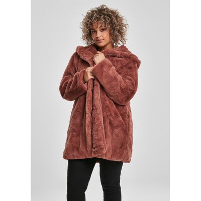 Dámsky Kabát Urban Classics Teddy Čierna L Dámsky Kabát Urban Classics Teddy Čierna L