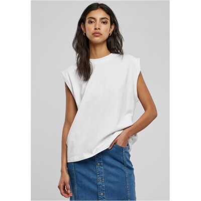 Urban Classics Women'S Organic Tank Top With Heavy Shoulder Padding In White Šedá Xs Urban Classics Women'S Organic Tank Top With Heavy Shoulder Padding In White Šedá Xs