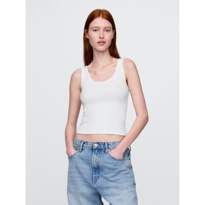 Gap Crop Tank Top - Women'S Biela Xl Gap Crop Tank Top - Women'S Biela Xl