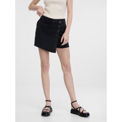 Orsay Black Women'S Denim Shorts - Women'S Čierna 40 Orsay Black Women'S Denim Shorts - Women'S Čierna 40