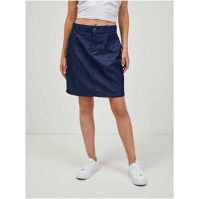 Dámska Sukňa Orsay Denim Modrá Xs Dámska Sukňa Orsay Denim Modrá Xs