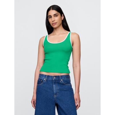 Gap Crop Tank Top - Women'S Zelená L Gap Crop Tank Top - Women'S Zelená L
