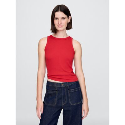 Gap Ribbed Top - Women'S Červená Xs Gap Ribbed Top - Women'S Červená Xs