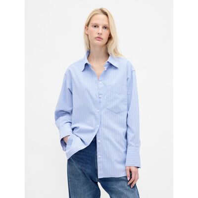 Gap Oversize Košeľa Modrá Xxs Gap Oversize Košeľa Modrá Xxs