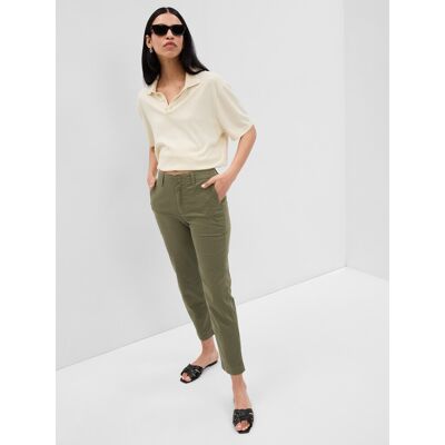 Zelené Dámske Chino Nohavice Gap Kaki One Size Zelené Dámske Chino Nohavice Gap Kaki One Size