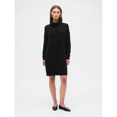 Gap Cashsoft Sweater Dress - Women'S Čierna L Gap Cashsoft Sweater Dress - Women'S Čierna L