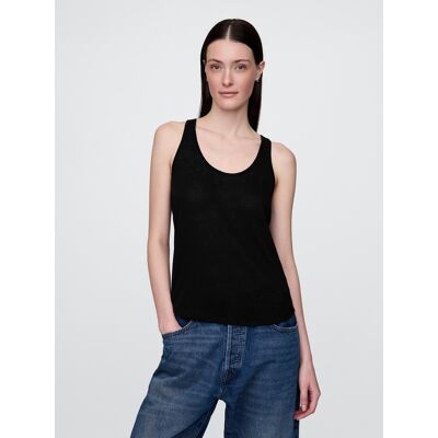 Gap Linen Top - Women'S Čierna Xs Gap Linen Top - Women'S Čierna Xs