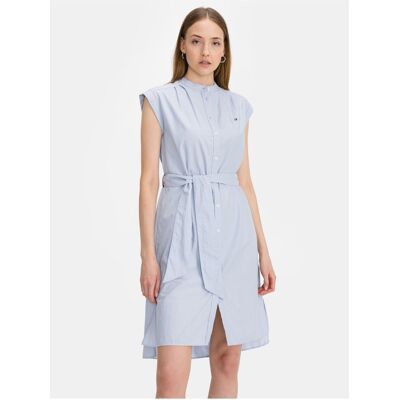 Oxfordské Šaty Tommy Hilfiger - Ženy Šedá S Oxfordské Šaty Tommy Hilfiger - Ženy Šedá S