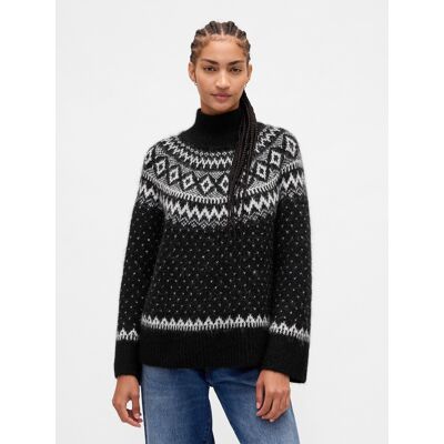 Gap Oversize Vlnený Sveter Čierna Xl Gap Oversize Vlnený Sveter Čierna Xl