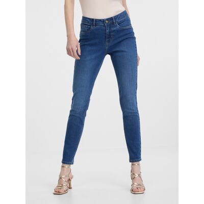 Orsay Blue Women'S Skinny Jeans - Women'S Modrá 38 Orsay Blue Women'S Skinny Jeans - Women'S Modrá 38
