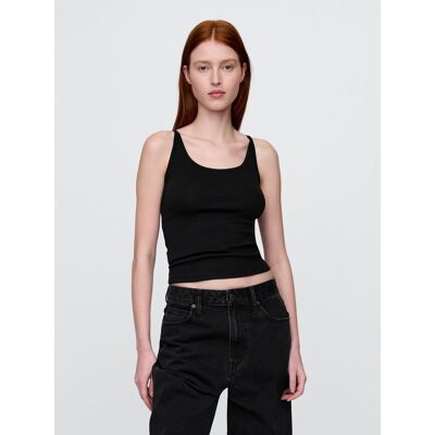 Gap Crop Tank Top - Women'S Čierna L Gap Crop Tank Top - Women'S Čierna L