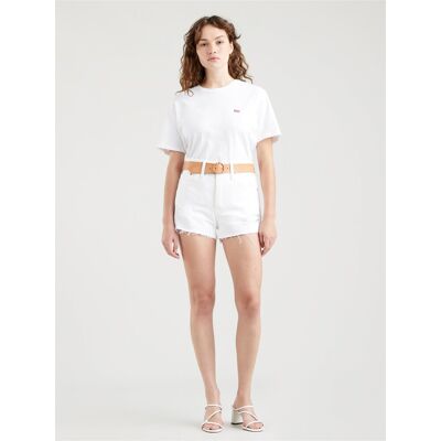 Biele Dámske Rifľové Kraťasy Levi'S® Biela 24 Biele Dámske Rifľové Kraťasy Levi'S® Biela 24
