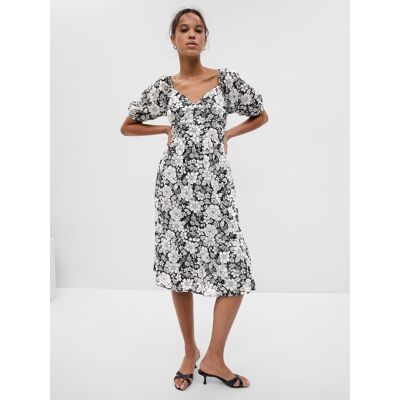 Dámske Šaty Gap Floral Čierna Xs Dámske Šaty Gap Floral Čierna Xs
