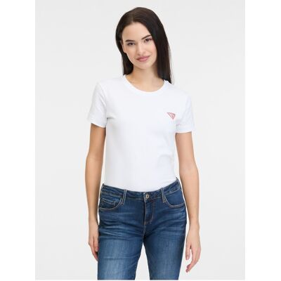 GUESS JEANS Dámske Tričko Guess Biela L GUESS JEANS Dámske Tričko Guess Biela L