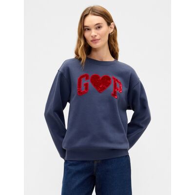 Gap Oversize Mikina S Logom Modrá L Gap Oversize Mikina S Logom Modrá L