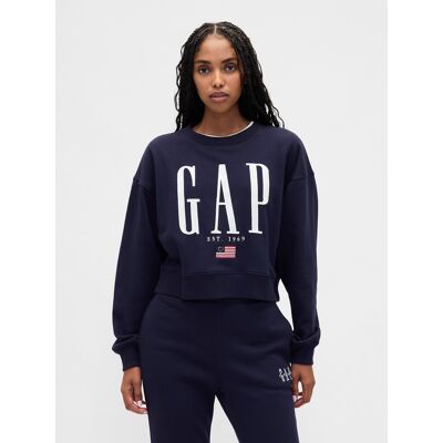 Gap Oversize Mikina S Vintagesoft Logo Modrá Xxs Gap Oversize Mikina S Vintagesoft Logo Modrá Xxs