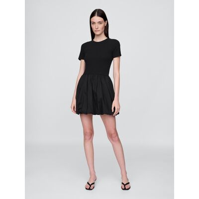 Gap Balloon Mini Dress - Women'S Čierna M Gap Balloon Mini Dress - Women'S Čierna M