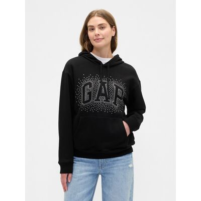 Gap Mikina S Logom A Kapucňou Čierna Xs Gap Mikina S Logom A Kapucňou Čierna Xs