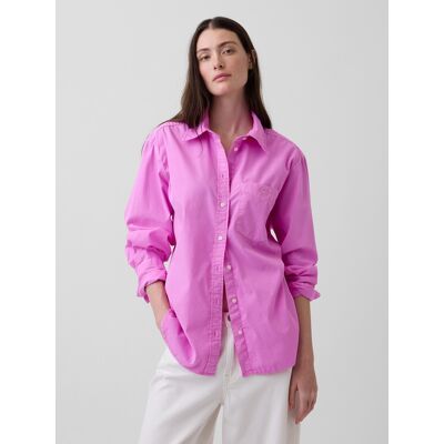 Gap Oversize Košeľa S Logom Biela Xxl Gap Oversize Košeľa S Logom Biela Xxl