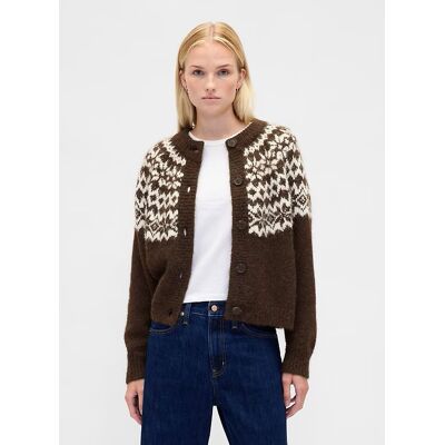 Gap Oversize Cardigan Fair Isle With Wool - Women'S Xl Gap Oversize Cardigan Fair Isle With Wool - Women'S Xl