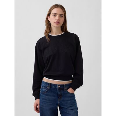 Dámska Oversize Mikina S Logom Gap Čierna Xs Dámska Oversize Mikina S Logom Gap Čierna Xs