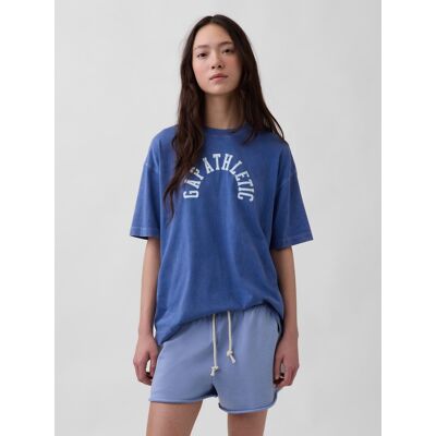 Gap Oversize Tričko S vintagesoft Logom Modrá S Gap Oversize Tričko S vintagesoft Logom Modrá S