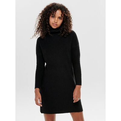 Only - Women'S Turtleneck Dress - Onljana L/s Cowlnck Dress Wool Kn Noos 15140166 Čierna S Only - Women'S Turtleneck Dress - Onljana L/s Cowlnck Dress Wool Kn Noos 15140166 Čierna S