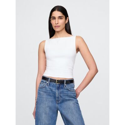Gap Stretch Crop Top - Women'S Šedá Xl Gap Stretch Crop Top - Women'S Šedá Xl