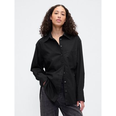 Gap Oversize Poplin Košeľa Čierna M Gap Oversize Poplin Košeľa Čierna M