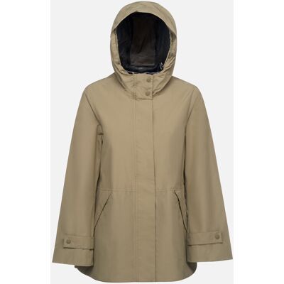Khaki Women'S Parka Geox Hoara - Women'S Kaki 42 Khaki Women'S Parka Geox Hoara - Women'S Kaki 42