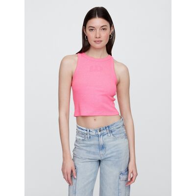 Gap Ribbed Tank Top With Logo - Women'S Ružová Xl Gap Ribbed Tank Top With Logo - Women'S Ružová Xl